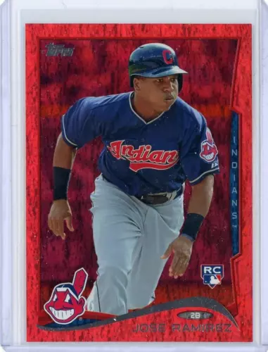 2014 Topps Red Foil #424 Jose Ramirez