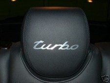 4 Turbo Logo Headrest Badge Decal 4 Turbo Logo Headrest Badge Decal