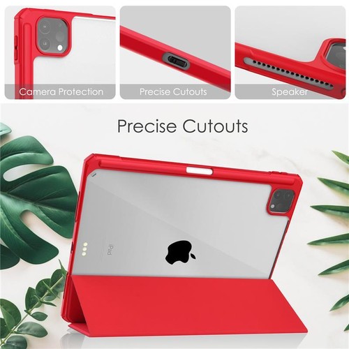 Smart Case for iPad Pro 11 in Slim Stand Clear Back Shell Cover Auto Wake Sleep - Picture 5 of 25