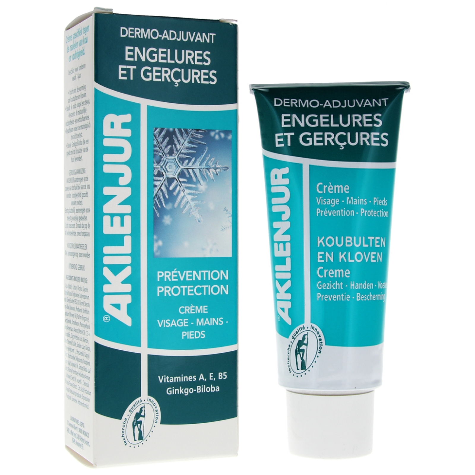 Akileïne Akilenjur Face Hands and Feet Cream Chillblains and Cracks 75ml