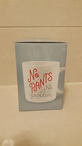 NO PANTS NO PROBLEM TWO FOR TEA PORCELAIN MUG WITH NOVELTY SILICONE INFUSER - Picture 9 of 9