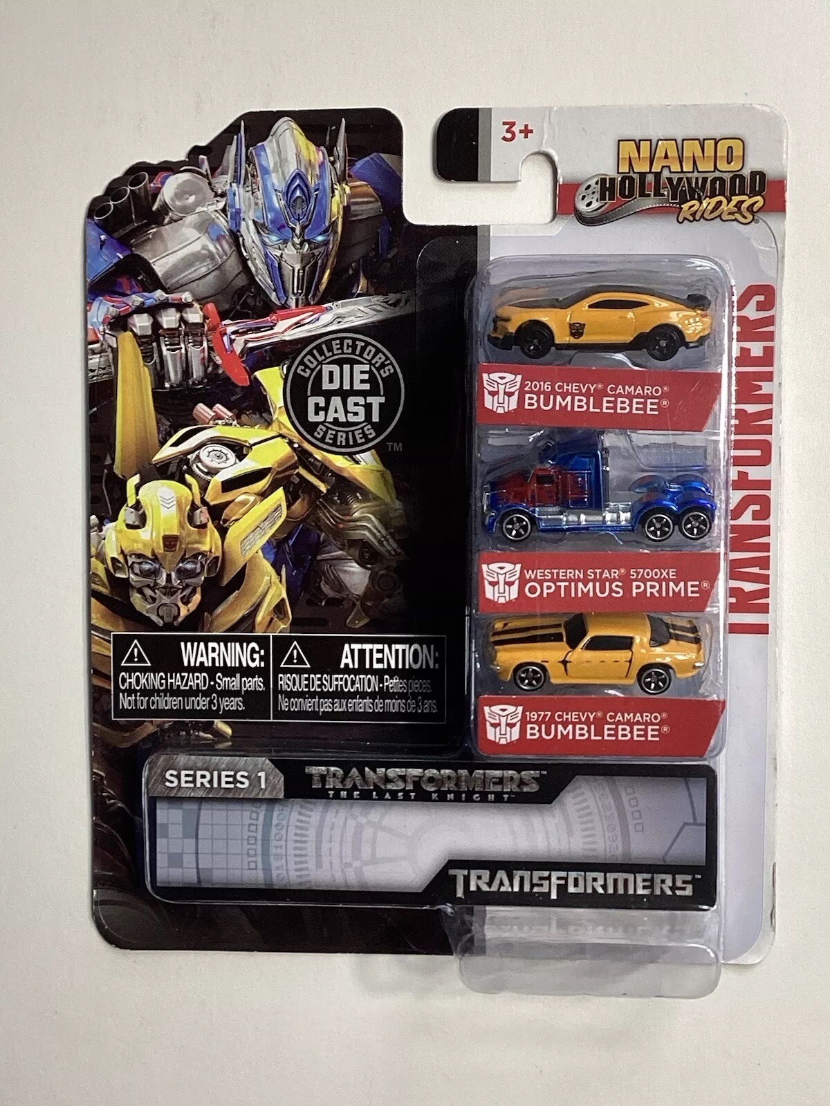Transformers The Last Knight Jada Nano Hollywood Rides NV-2 3-Pack New In Box