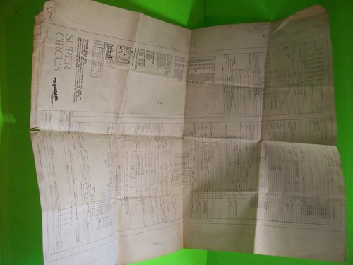 Super Circus Pinball Machine Game Wiring Diagram Schematic Original Vintage 1957 - Picture 6 of 12