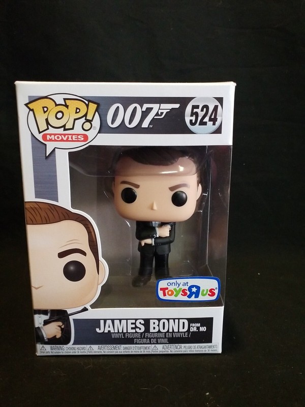 NIB - Funko Pop! Movies - 007 - JAMES BOND FROM DR. NO #524 - Toys R Us Excl.