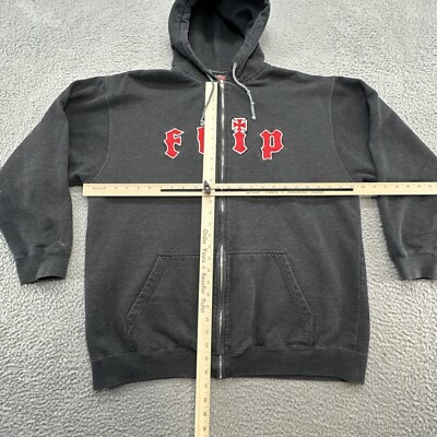 当時物　90s REAL SKATEBOARDSパーカー vintage XL Vintage Flip Skateboards Zip Hoodie Skate Size XL 90s Y2K | eBay