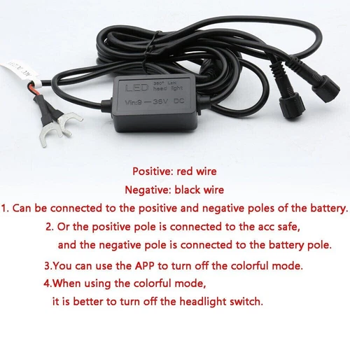 2Pcs 9005 9006 LED RGB Phone Control Multicolor+W DRL Headlight High Beam Bulbs - Picture 4 of 10