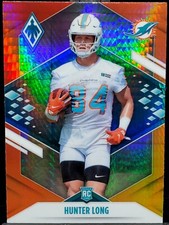 2021 Panini Phoenix Hunter Long RC Fire Burst Fanatics Box Set Dolphins B193