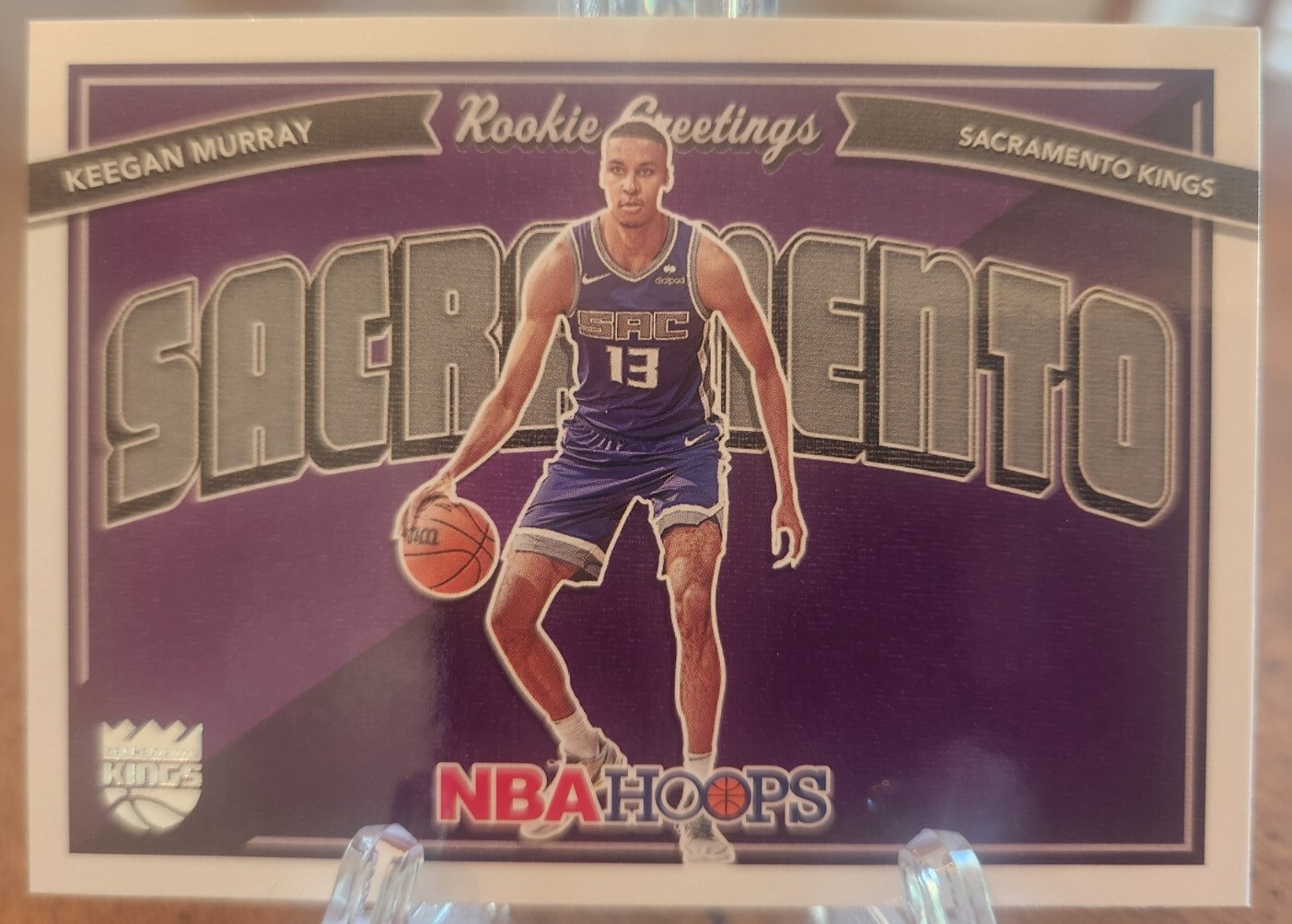 2022-23 Hoops #4 Keegan Murray Rookie Greetings