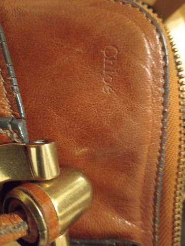 Chloé Heloise Vintage Large Handbag Satchel Brown Tan - Picture 24 of 24