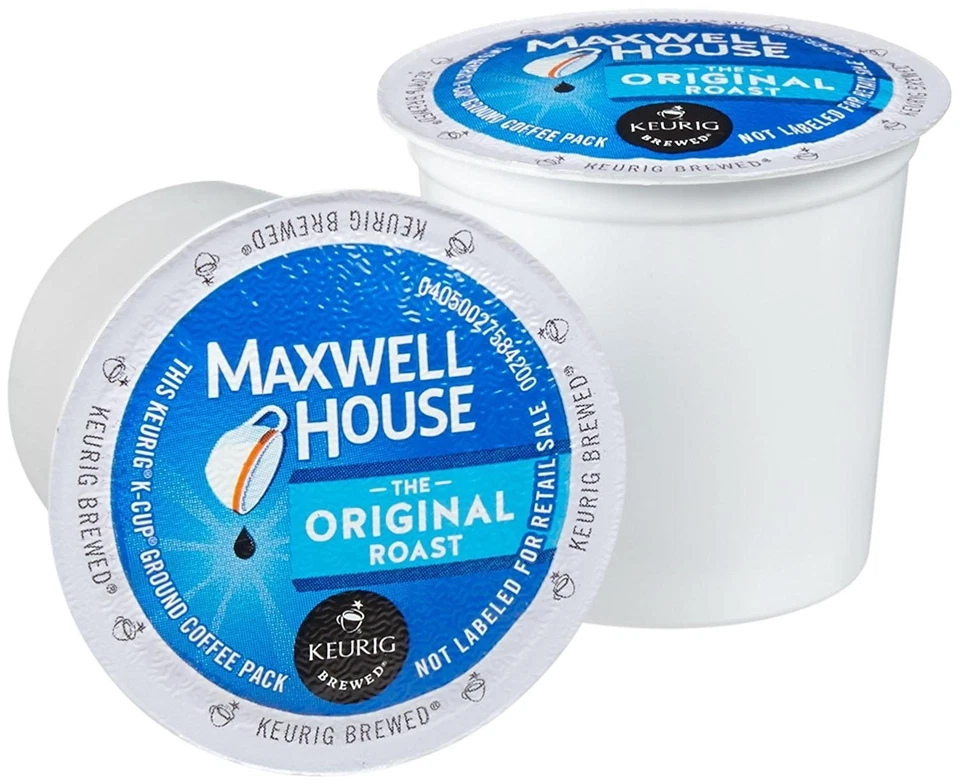 Maxwell House 原装烤咖啡 24 至 192 K杯可选择任何尺寸免运费  — 第 2/2 张图片