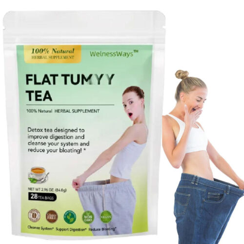 28 Day Flat Tummy Tea Herbal Detox Slimming Tea Weight Loss 3g*28 Sachets/Bag