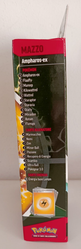 Pokémon Mazzo Lotte EX 😎 Ampharos EX Nuovo Sigillato 60 Carte ITALIANO GCC TCG - Foto 3 di 5