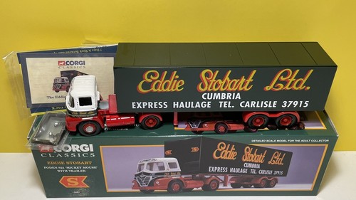 CORGI CLASSICS 13601 FODEN S21 "MICKEY MOUSE" WITH TRAILER EDDIE STOBART MIMB - Picture 5 of 8