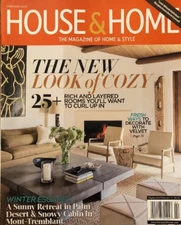 House And Home February 2018 Look Of Cozy Winter Escapes Cabins FREE SHIPPING DM