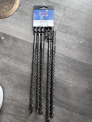 Bosch 1/2'' Diam, SDS-Plus Shank, Carbide-Tipped Rotary & Hammer Drill Bit 5PC