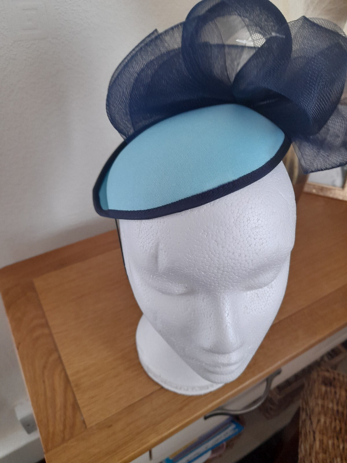 Blue fascinator eBay