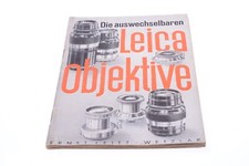   LEICA 1935 INTERCHANGEABLE LENSES ORIGINAL PRODUCT GUIDE BROCHURE GERMAN 139-1