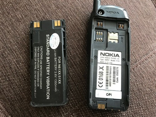 Nokia 7110 - Unlocked GSM Cellphone *VINTAGE* SUPER RARE* COLLECTIBLE* - Afbeelding 3 van 7