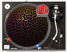 Cyclone Orb - 7"-12" DJ slipmat for LP turntable record player 