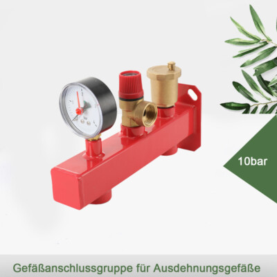 Flamco Gefäßanschlussgruppe Flexconsole Plus Sicherheitsventil Ausdehnungsgefäß