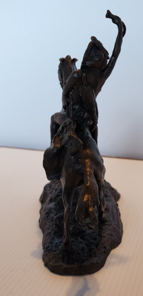 FREDERICK REMINGTON "THE SCALP " by Franklin Mint 7"x7".