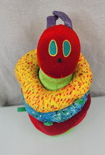 Eric Carle Hungry Caterpillar Stuffed Plush Baby Toy Ring Stacker Rattle