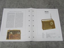 Schaltplan für Kofferradio Radio Rema Trabant T6 von 1964 Rundfunkmuseum