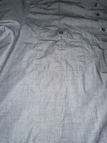 Galls Tactical Uniform Shirt Men’s 18.5 2XL XXL Gray Short Sleeve Rip Stop Work - Picture 3 of 7
