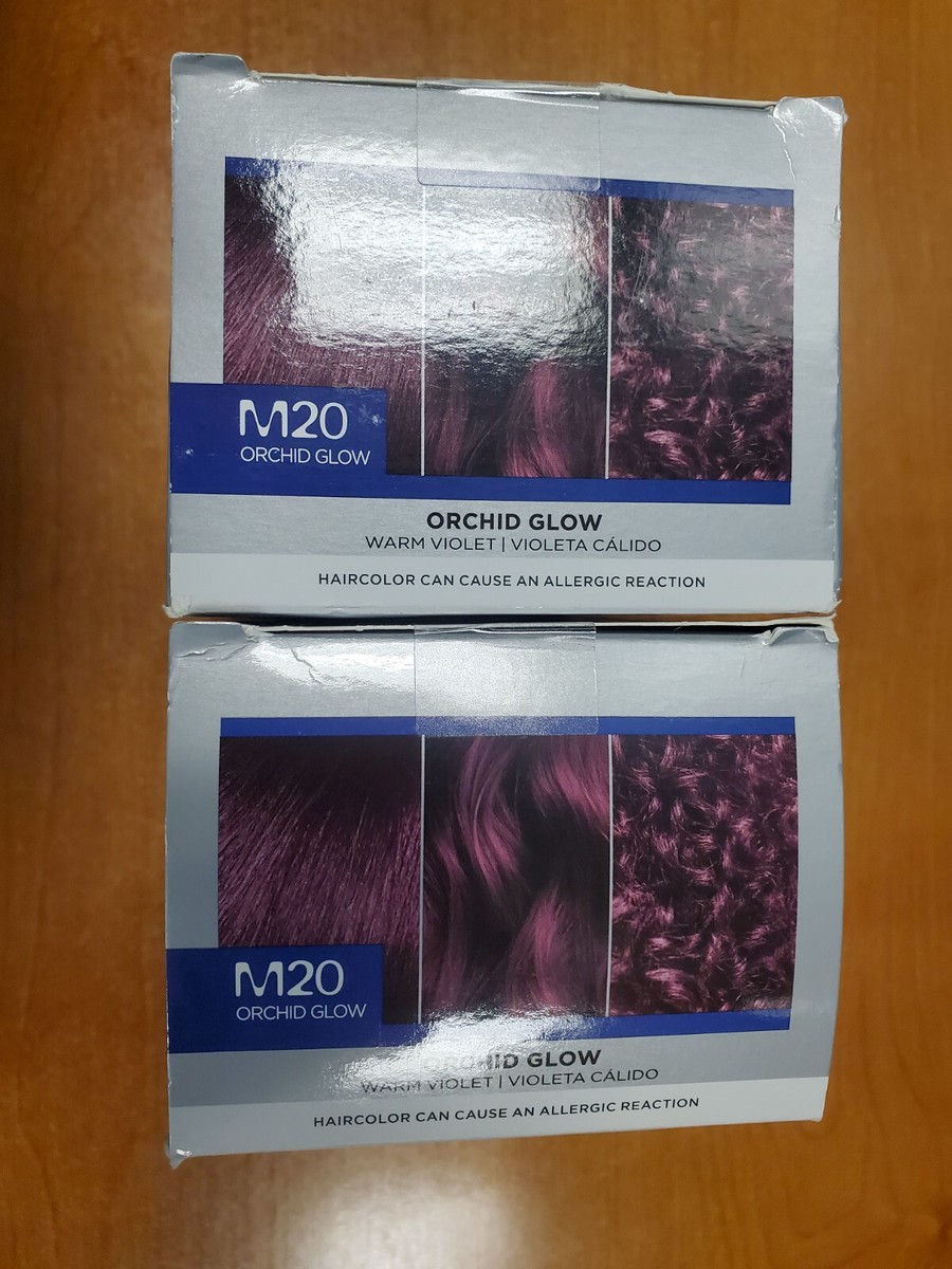 2 Boxes: L'Oreal Feria Midnight Bold Hair Color *#M20 Orchid Glow