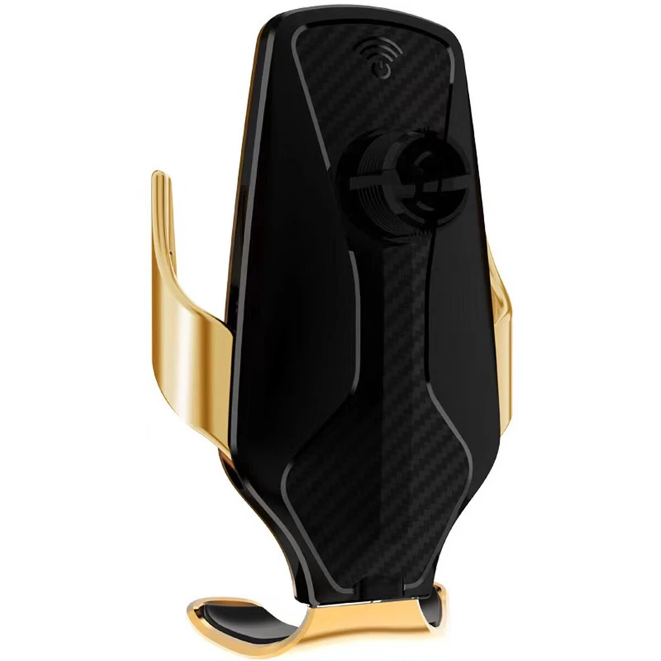 Soporte de cargador inalámbrico de sujeción automática para automóvil con ventilación de aire para teléfono celular Foto 4 de 4