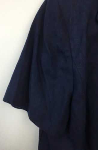Plaza South Woman's Navy Blue Short Sleeve Size 8 Linen Blend 2 Pc Skirt Set - Picture 4 of 12