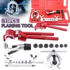 13Pcs Brake Air Line Double Flare Flaring Tool Kit Set + 3 in 1 Tube Pipe Bender