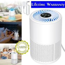 Dayplus HEPA Air Purifier with 3 Speed Settings, for Home Allergies dust Pollen