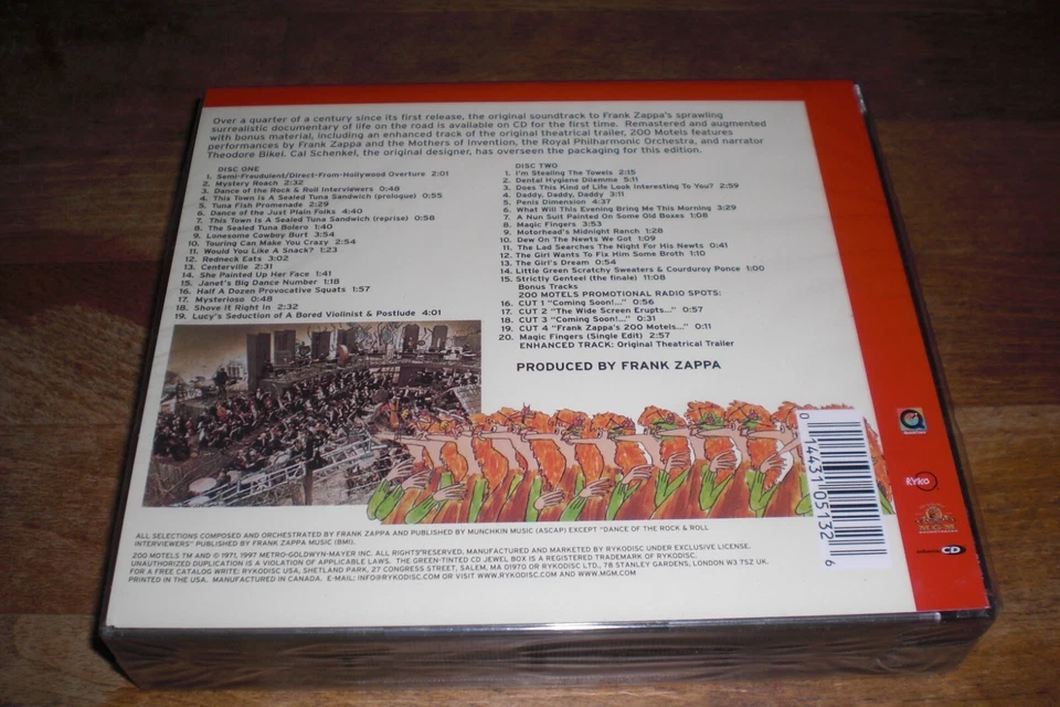 Frank Zappa - 200 Motels 2 CD Box NEU - Bild 2 von 3