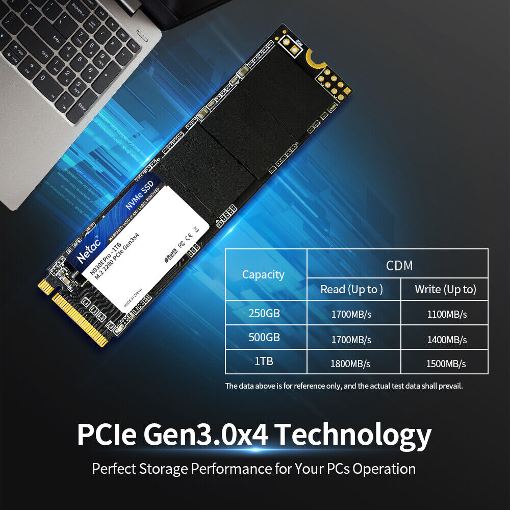 Boitier SSD Netac M.2 SATA SSD USB 3.0 TYPE C (WH21) (NT07WH21-30C0) à 250