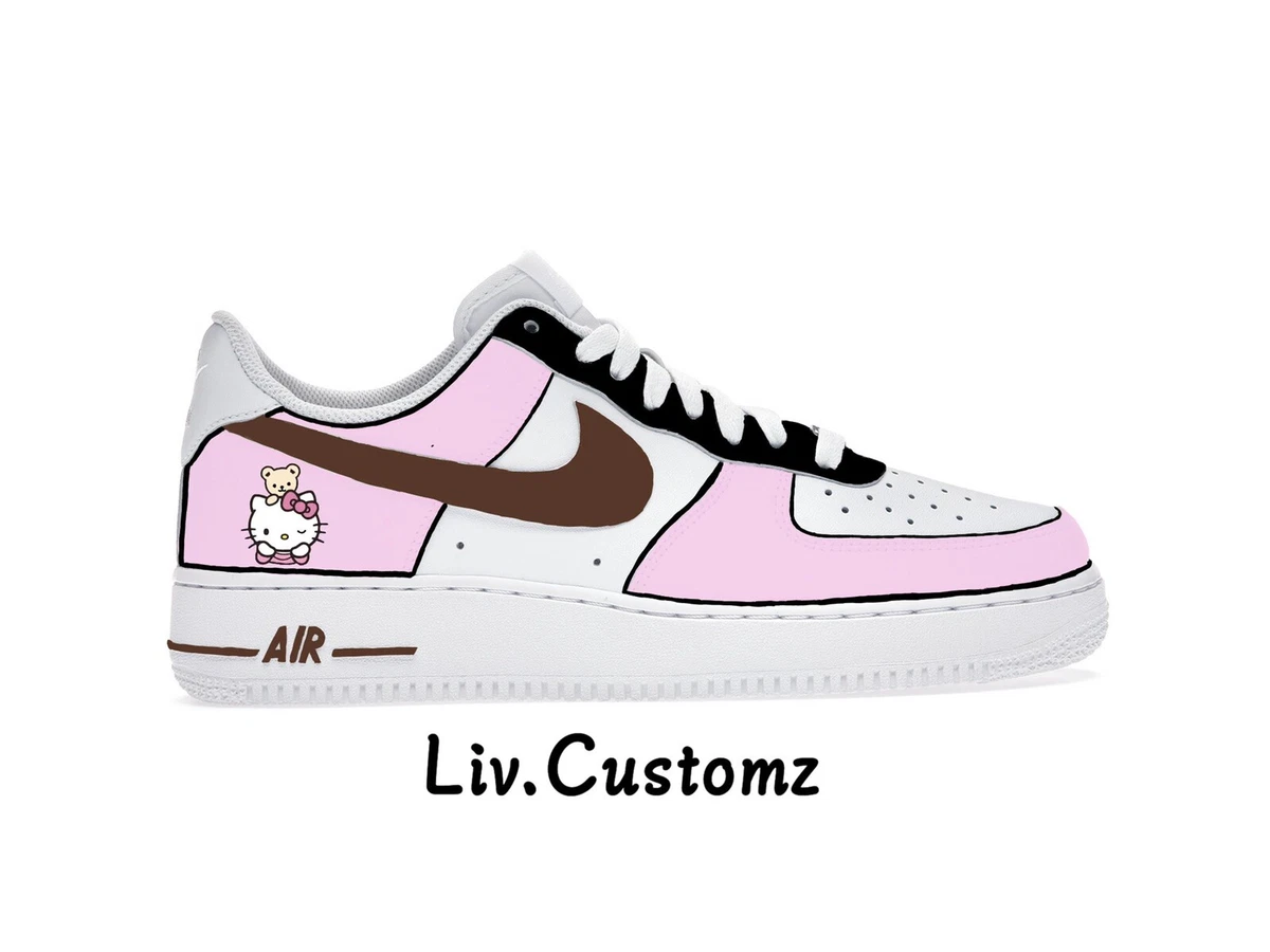 Custom Hello Kitty Nike Air Force 1s