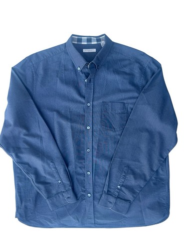 Burberry Brit Men's Shirt Solid Dark Gray 100% Cotton Long Sleeve Shirt Size XXL - Picture 2 of 9