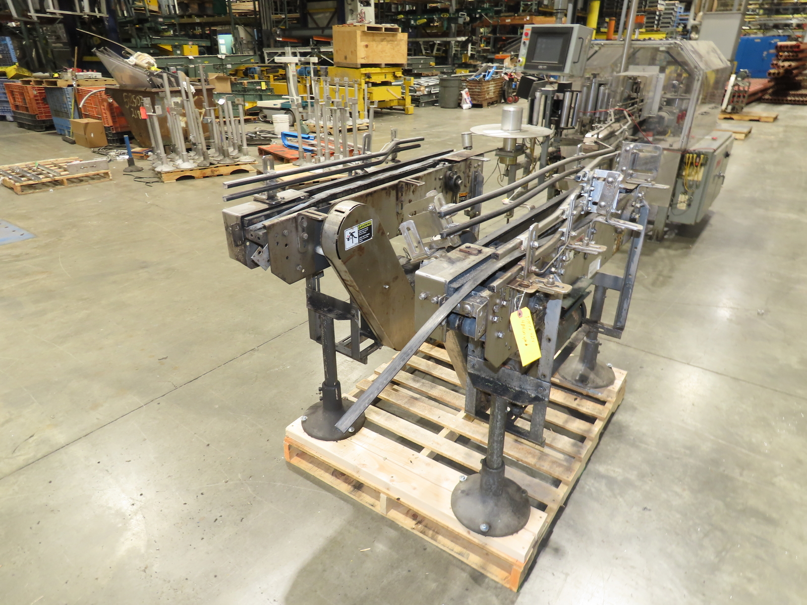 Arrowhead 3.25" Tabletop Stainless Bottle Conveyor 2Belt Transfer 48