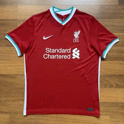 LIVERPOOL NIKE 2020/2021 FOOTBALL HOME JERSEY #4 VIRGIL SIZE “L