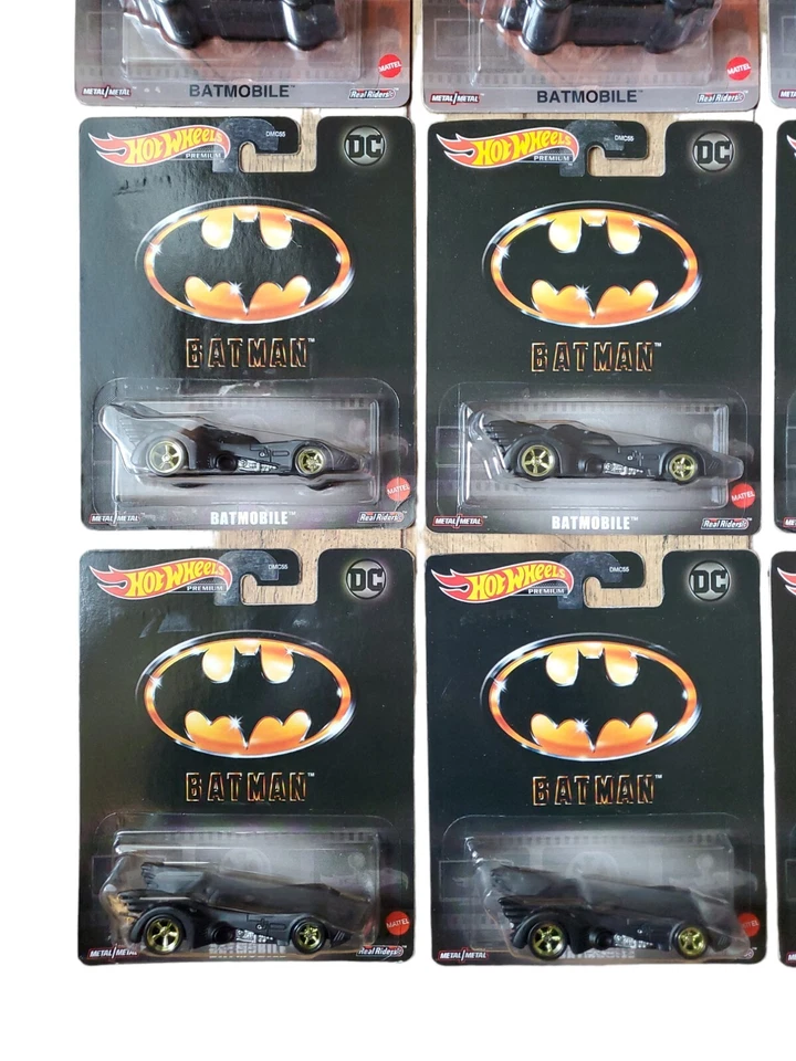 2023 风火轮高级蝙蝠侠蝙蝠车 DC1: 64 比例多种 12 件 — 第 3/3 张图片