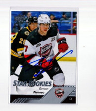 SIMON NEMEC autographed '22/23 Upper Deck AHL 