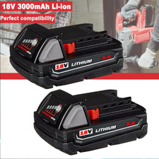 2pack For Milwaukee For M18 Lithium 3.0 AH Extended Capacity Battery 48-11-1860