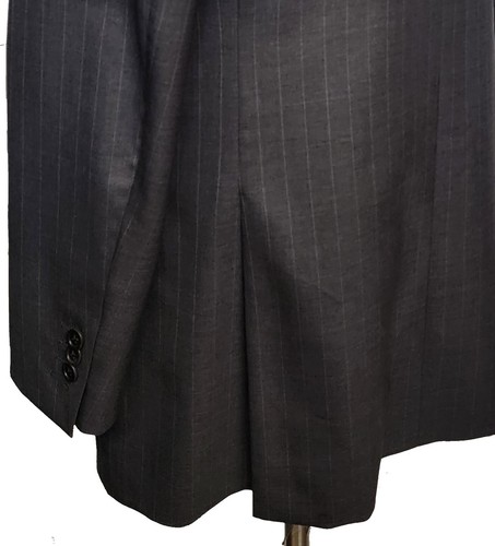 Brooks Brothers Fitzgerald Mens Suit 100% Wool 1818 Gray Wool Size 40 L - Picture 10 of 24