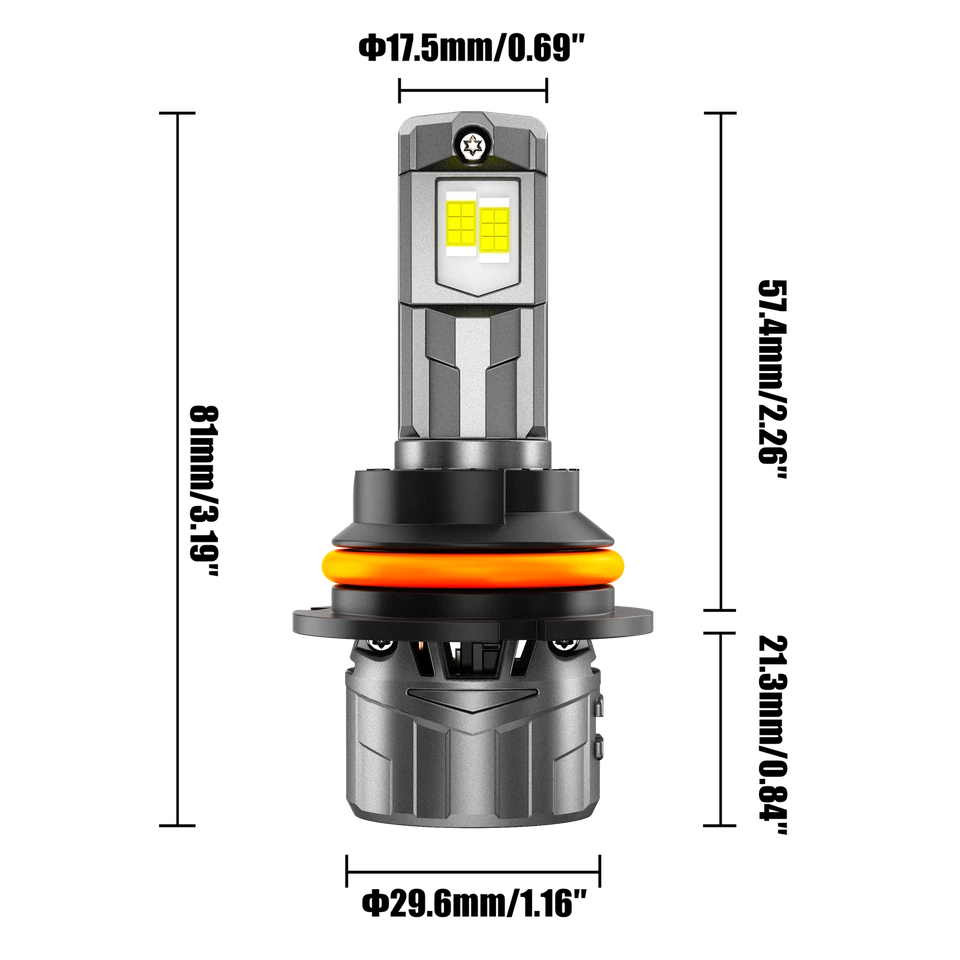 Faro LED alto bajo antiniebla AUXBEAM Canbus para Nissan Frontier 2005-2025 Foto 3 de 4