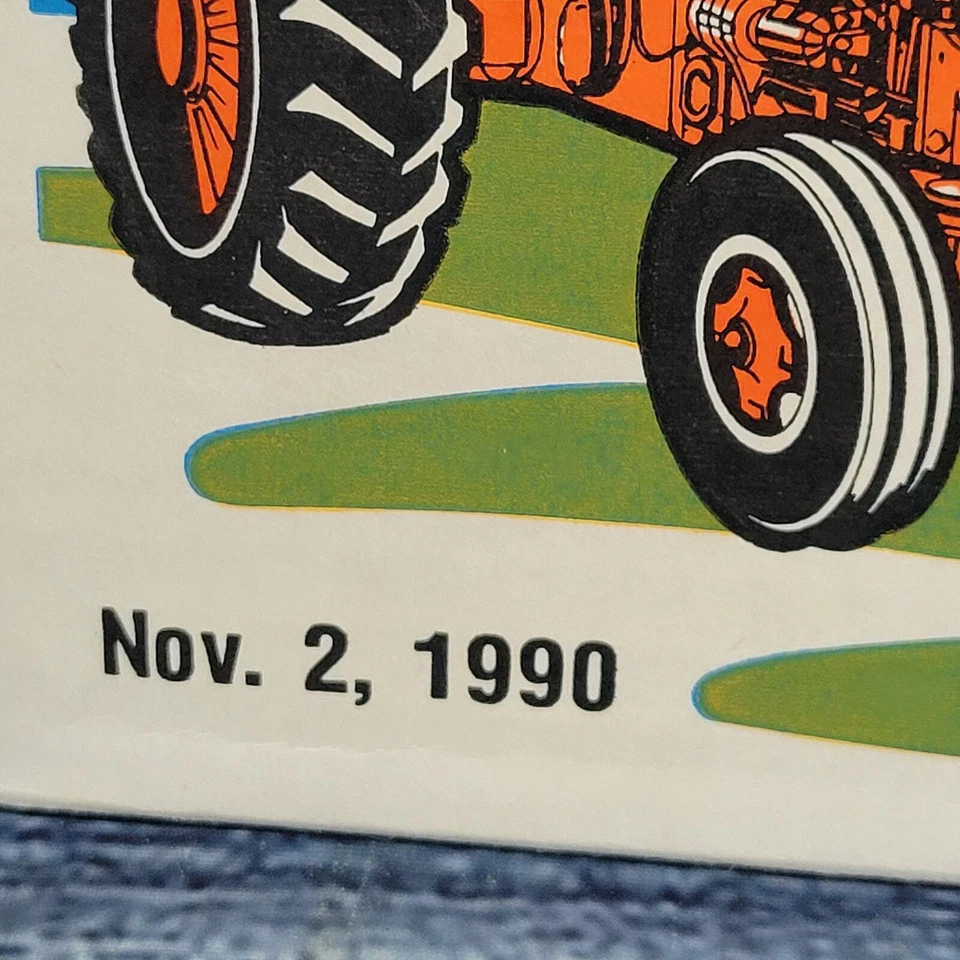 Vtg 1990 Ertl 1/16 IH Case 800 Case-O-Matic diesel w/frontend die-cast tractor - Image 2 of 4