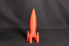 Red Rocket Fallout 6 Inches Spaceship Rocket Ship Starship Model Sci-Fi Decor