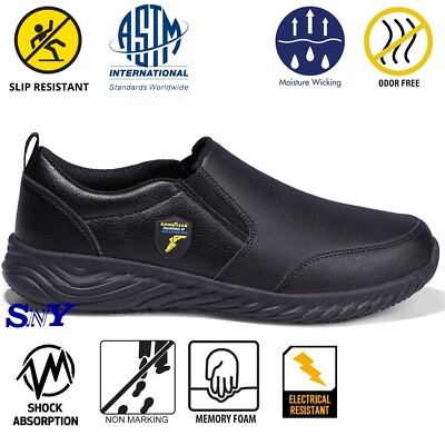 GOODYEAR SKECHERS Men's Slip-Resistant Lightweight Service