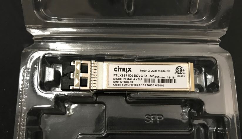 Citrix NetScaler 853-00020-01 CTX-853-00020 SFP+SR 10Gigabit Ethernet