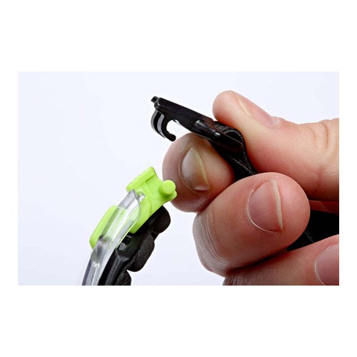 3M Solus 1000 Series Safety Glasses S1201SGAF-KT Clean Lens Green Black Strap - Picture 2 of 4