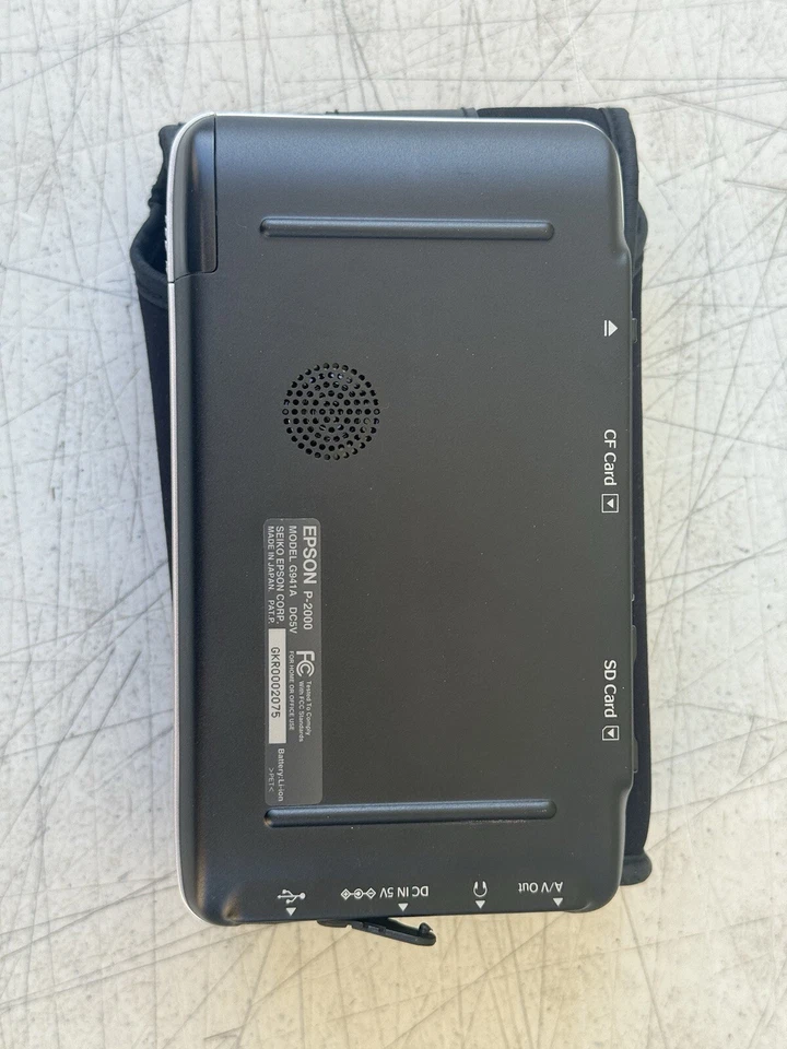 Epson Photo Fine P-2000 40GB HDD Multimedia Storage Viewer Batt UNIT ONLY Used - Image 3 of 4